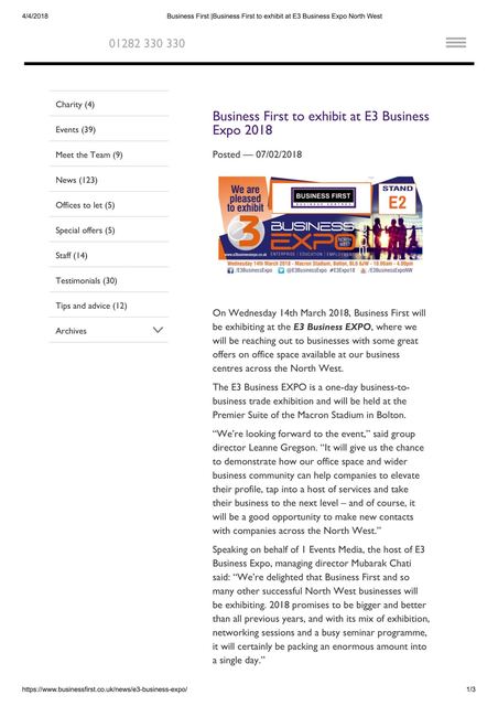 Y2018 Press Coverage