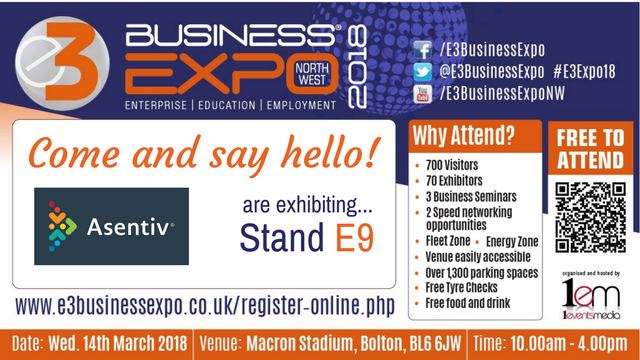 Asentiv - Join Us - E3 Expo Twitter and Facebook