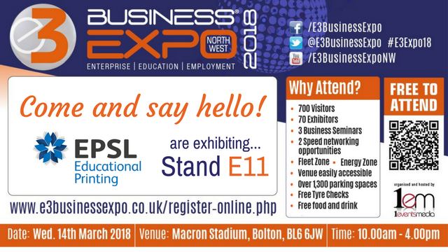 EPSL - Join Us - E3 Expo Twitter and Facebook
